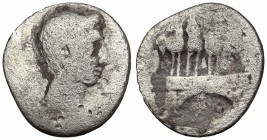 The Triumvirs. Octavian. Autumn 30-summer 29 BC. AR Denarius.