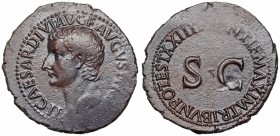 Tiberius. AD 14-37. Æ As. Rome mint, struck 21-22 AD.
