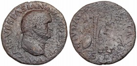 Vespasian. AD 69-79. Æ As. “Judaea Capta” commemorative.