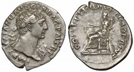 Trajan. AD 98-117. AR Denarius