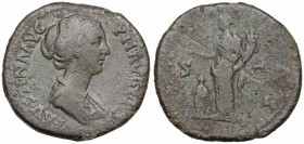 Faustina Junior. Augusta, AD 147-175. Æ Sestertius.