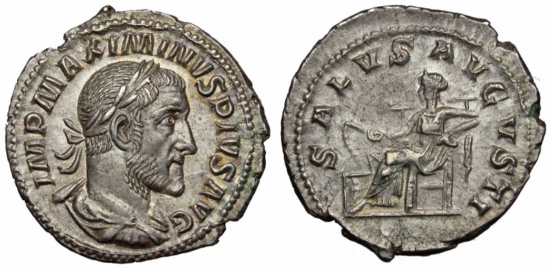 Maximinus I. AD 235-238. AR Denarius (19mm, 2.64 g, 6h). Rome mint. 1st emission...