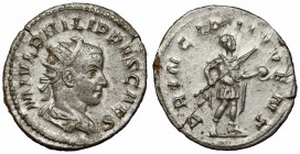 Philip II. As Caesar, AD 244-247. AR Antoninianus