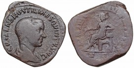 Hostilian. As Caesar, AD 250-251. Æ Sestertius