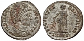 Helena. Augusta, AD 324-328/30. Silvered Æ Follis