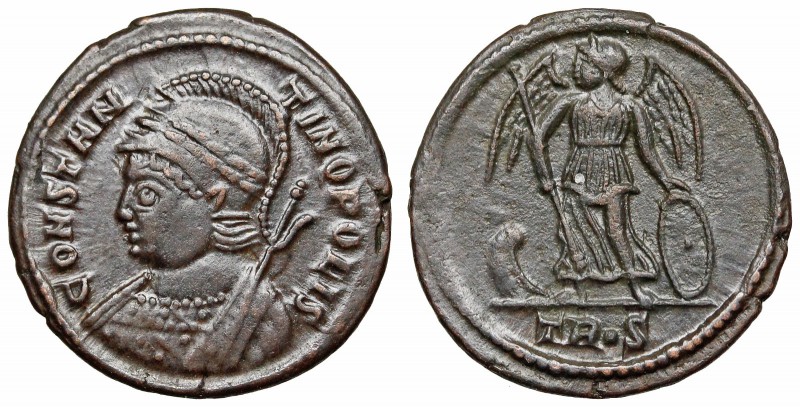 Anonymous City Commemorative. AD 330-354. Æ Follis (17mm, 2.18 g, 12h). Trier mi...