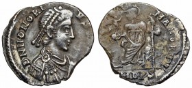 Honorius. AD 393-423. AR Siliqua