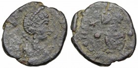 Aelia Eudocia, wife of Theodosius II. Augusta, 421-460 AD. Æ.