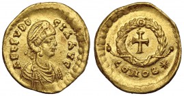 Aelia Eudocia. Augusta, AD 423-460. AV Tremissis