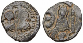 Justin I & Justinian I. Æ Pentanummium