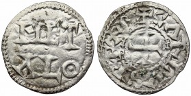 CAROLINGIANS. Charles the Simple. As Charles IV, King of West Francia, 898-922. AR Denier.
