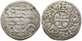 CAROLINGIANS. Charles the Simple. As Charles IV, King of West Francia, 898-922. AR Denier.