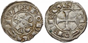 FRANCE, Languedoc. County of Rodez. Hugh II and Hugh III. AR Denier