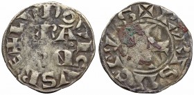 FRANCE. Louis VII “The Young”. 1137-1180. BI Denier