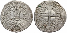 FRANCE. Philip IV of Valois. 1328-1350. BI Gros à la couronne