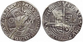 TUDOR. Edward VI. 1547-1553. AR Sixpence.