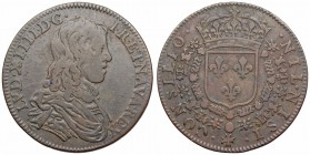 FRANCE. Louis XIV “The Sun King”. 1643-1715. Copper Jeton.