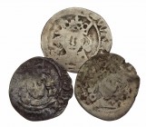 MEDIEVAL. Lot of 3 hammered British penny. Edward IV. Group lots sold as is, no returns.