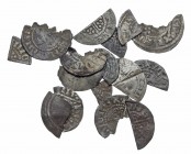 MEDIEVAL. Lot of 16 hammered British penny. All cut for change. Group lots sold as is, no returns.