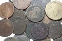 WORLD, France. Lot of 28 various coins of Louis XIV. Group lots sold as is, no returns.