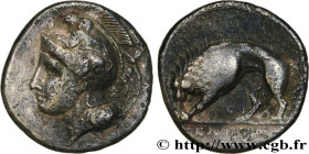 LUCANIA - VELIA
Type : Nomos, statère ou didrachme 
Date : c. 350/340 - 320/310 AC. 
Mint name / Town : Vélia 
Metal : silver 
Diameter : 20,5  mm
Ori...