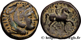 MACEDONIA - MACEDONIAN KINGDOM - CASSANDER
Type : Unité 
Date : c. 305 AC. 
Mint name / Town : Amphipolis, Macédoine 
Metal : copper 
Diameter : 20  m...