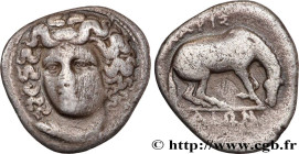 THESSALY - LARISSA
Type : Drachme 
Date : c. 350-320 AC 
Mint name / Town : Larissa, Thessalie 
Metal : silver 
Diameter : 19,5  mm
Orientation dies :...
