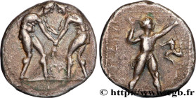 PAMPHYLIA - ASPENDOS
Type : Statère  
Date : c. 370 AC. 
Mint name / Town : Aspendos 
Metal : silver 
Diameter : 22  mm
Orientation dies : 12  h.
Weig...
