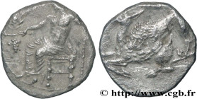 CILICIA - TARSUS - MAZAEUS SATRAP
Type : Obole 
Date : c. 335 AC. 
Mint name / Town : Tarse, Cilicie 
Metal : silver 
Diameter : 10,5  mm
Orientation ...