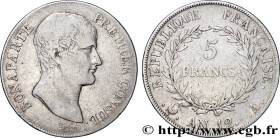 CONSULATE
Type : 5 francs Bonaparte Premier Consul 
Date : An 12 (1803-1804) 
Mint name / Town : Paris 
Quantity minted : --- 
Metal : silver 
Millesi...