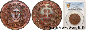 II REPUBLIC
Type : Concours de 10 centimes, essai en cuivre par Moullé, premier revers 
Date : 1848 
Mint name / Town : Paris 
Quantity minted : --- 
...