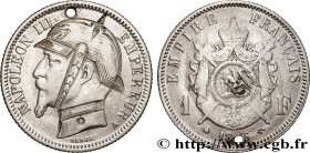 SATIRICAL COINS - 1870 WAR AND BATTLE OF SEDAN
Type : 1 franc Napoléon III, tête laurée 
Date : 1866 
Mint name / Town : Paris 
Quantity minted : --- ...