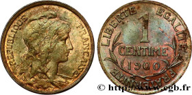 III REPUBLIC
Type : 1 centime Daniel-Dupuis 
Date : 1900 
Mint name / Town : Paris 
Quantity minted : 221090 
Metal : bronze 
Diameter : 15  mm
Orient...