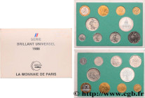 V REPUBLIC
Type : Série Brillant Universel 
Date : 1988 
Mint name / Town : Paris 
Quantity minted : 1565 
Commentary : Coffret présenté dans son étui...