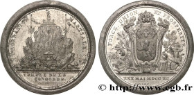 FRENCH CONSTITUTION - NATIONAL ASSEMBLY
Type : Médaille, Fédération martiale, Temple de la Concorde 
Date : 1790 
Mint name / Town : 69 - Lyon 
Metal ...
