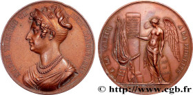 LOUIS XVIII
Type : Médaille, Valeur et fidélité, Marie-Thérèse, duchesse d’Angoulême, Visite des champs vendéens 
Date : 1823 
Metal : copper 
Diamete...