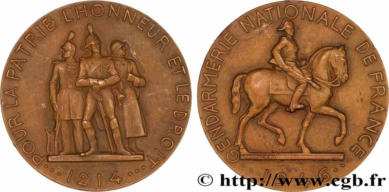 POLICE AND GENDARMERIE
Type : Médaille, Gendarmerie nationale de France 
Date : ...