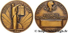 PROVISIONAL GOVERNEMENT OF THE FRENCH REPUBLIC
Type : Médaille parlementaire, IIe Assemblée nationale constituante 
Date : 1946 
Metal : bronze 
Diame...
