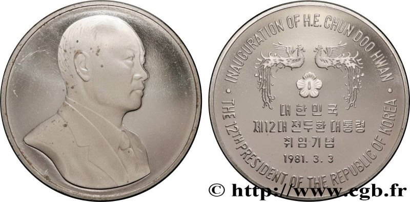 SOUTH KOREA 
Type : Médaille, Inauguration de la présidence de Chun Doo-hwan 
Da...