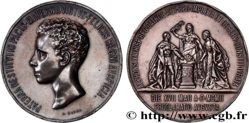2897
Type : Médaille, Proclamation du 17 mai 1902 
Date : 1902 
Metal : silver 
...