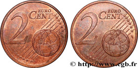 EUROPEAN CENTRAL BANK
Type : 2 Cent Euro biface - double face commune 
Date : n.d. 
Quantity minted : - 
Metal : copper plated steel 
Diameter : 18,75...