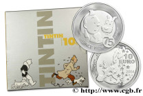 BELGIUM
Type : Belle Épreuve 10 Euro TINTIN - 75 ème ANNIVERSAIRE 
Date : 2004 
Mint name / Town : Bruxelles 
Quantity minted : 50.000 
Metal : silver...
