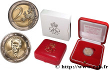 MONACO
Type : Belle Épreuve 2 Euro 100 ANS DE RAINIER III 
Date : 2023 
Mint name / Town : Pessac  
Quantity minted : 25.000 
Metal : copper nickel 
D...