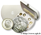 VATICAN
Type : COFFRET Euro BELLE ÉPREUVE 
Date : 2003 
Quantity minted : 13.000 
Commentary : Écrin contenant les 8 pièces euros encapsulées et une m...