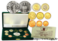 VATICAN
Type : COFFRET Euro BELLE ÉPREUVE 
Date : 2005 
Quantity minted : 16.000 
Commentary : Coffret contenant les 8 pièces euros encapsulées et une...