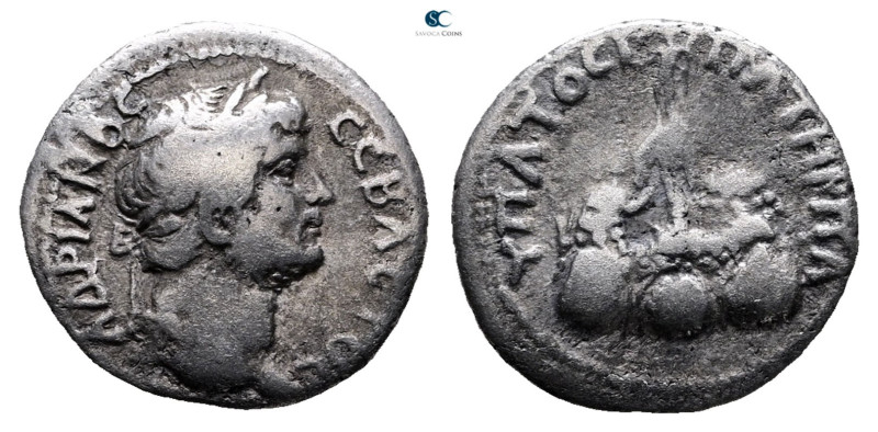 Cappadocia. Caesarea. Hadrian AD 117-138. 
Drachm AR

18 mm, 3,04 g



Ne...