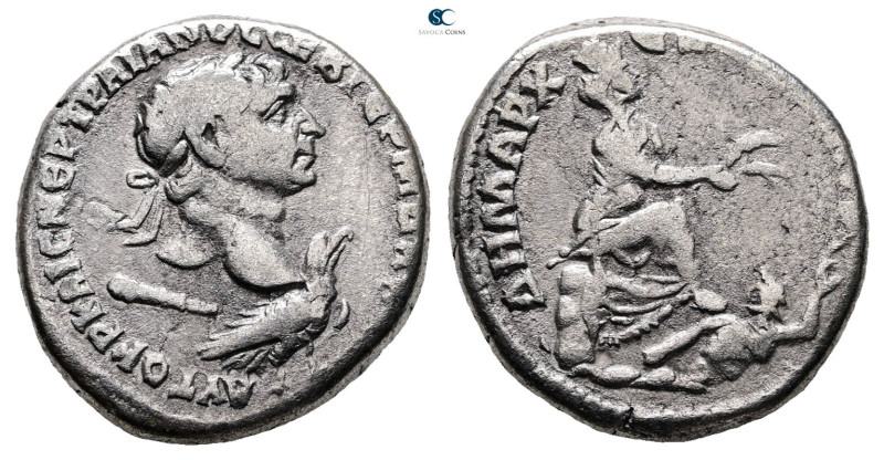 Seleucis and Pieria. Antioch. Trajan AD 98-117. 
Tetradrachm AR

25 mm, 14,04...