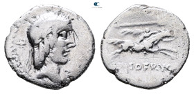 C. Calpurnius Piso L.f. Frugi 67 BC. Rome. Denarius AR