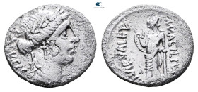 Man. Acilius Glabrio 49 BC. Rome. Denarius AR