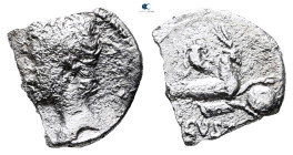 Augustus 27 BC-AD 14. Uncertain Spanish mint (Colonia Patricia?). Denarius AR